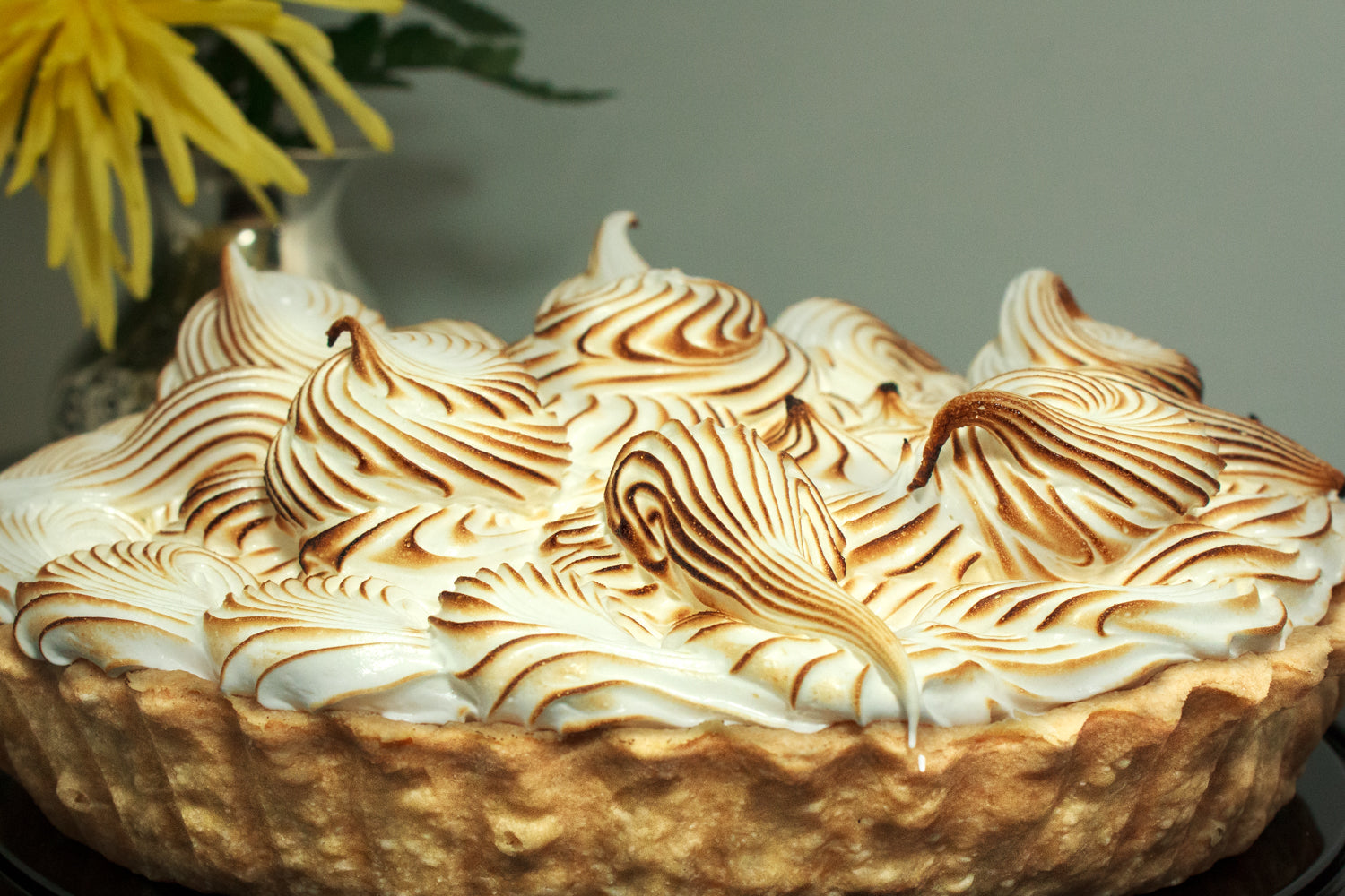 Pie de limon con merengue tostado